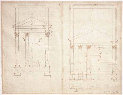 Rare Palladio drawings Rare Palladio drawings