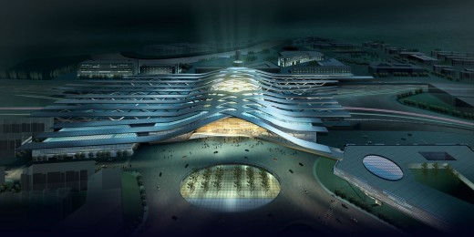 RR Station, Tianjin, China / by de Architekten Cie.