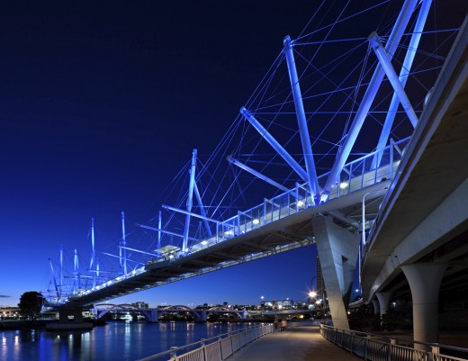 Kurilpa Bridge, Australia, designed by Cox Architecture