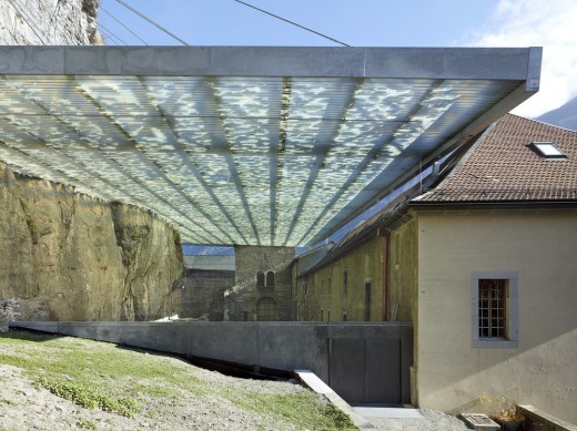Coverage of Archaeological Ruins of the Abbey of St. Maurice / by Savioz Fabrizzi Architectes