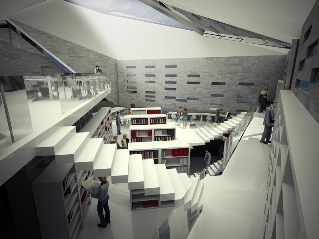 Brixen Public Library, Brixen, Italy / by AquiliAlberg Brixen Public Library, Brixen, Italy / by AquiliAlberg