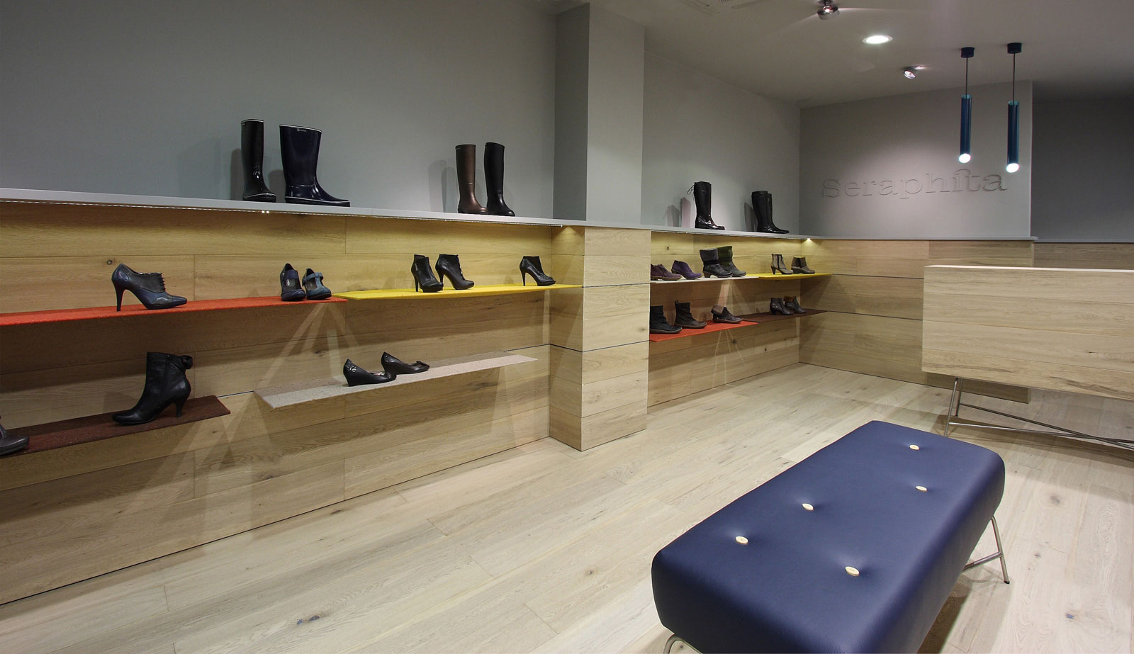 New Seraphita Shoe Shops in Madrid / by Stone Designs