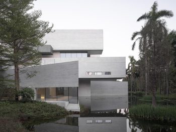 West elevation of the wetland museum